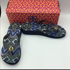 Tory Burch wedge flip flop